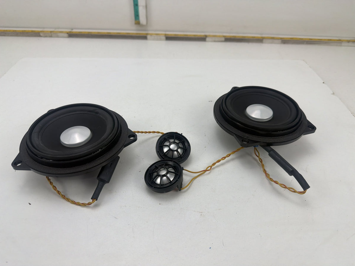 2011-2013 BMW 550i xDrive F10 Rear Left Right Door Speakers Tweeters Set OEM