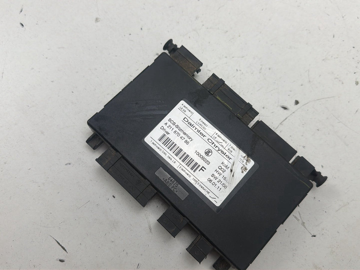2007-2011 Mercedes-Benz ML500 Front Left Driver Side Seat Control Module OEM