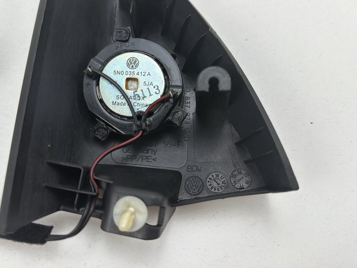 2013-2017 Volkswagen Tiguan Left Front Door Trim Speaker Pod 5N0035412A OEM