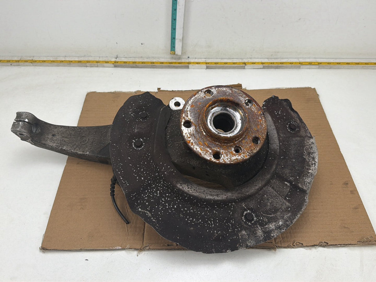 2012-2016 BMW 528i F10 Left Front Steering Knuckle AlMgSiCu OEM