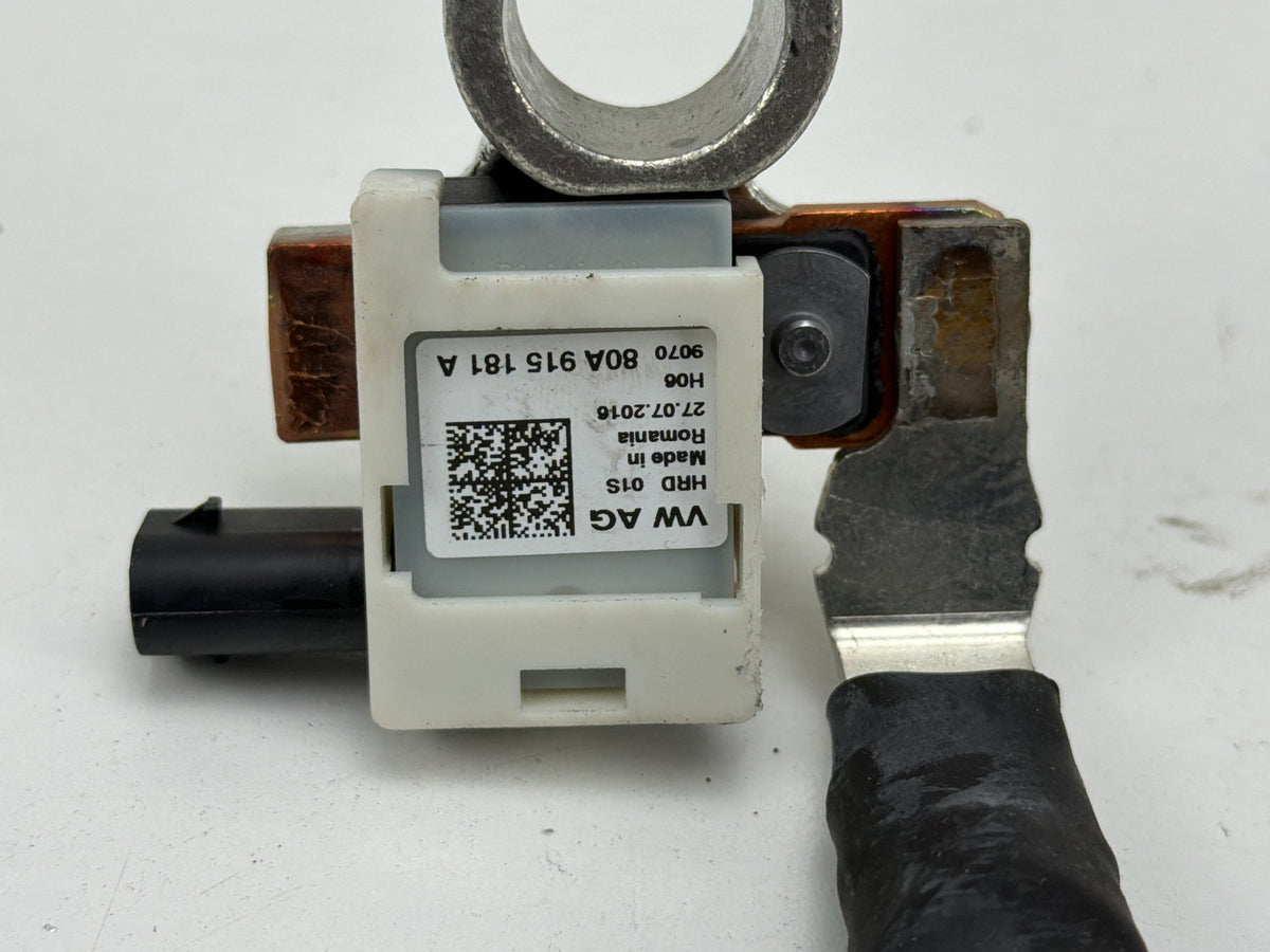 2013-2017 Audi Q5 8R Negative Battery Cable Wire With Sensor OEM