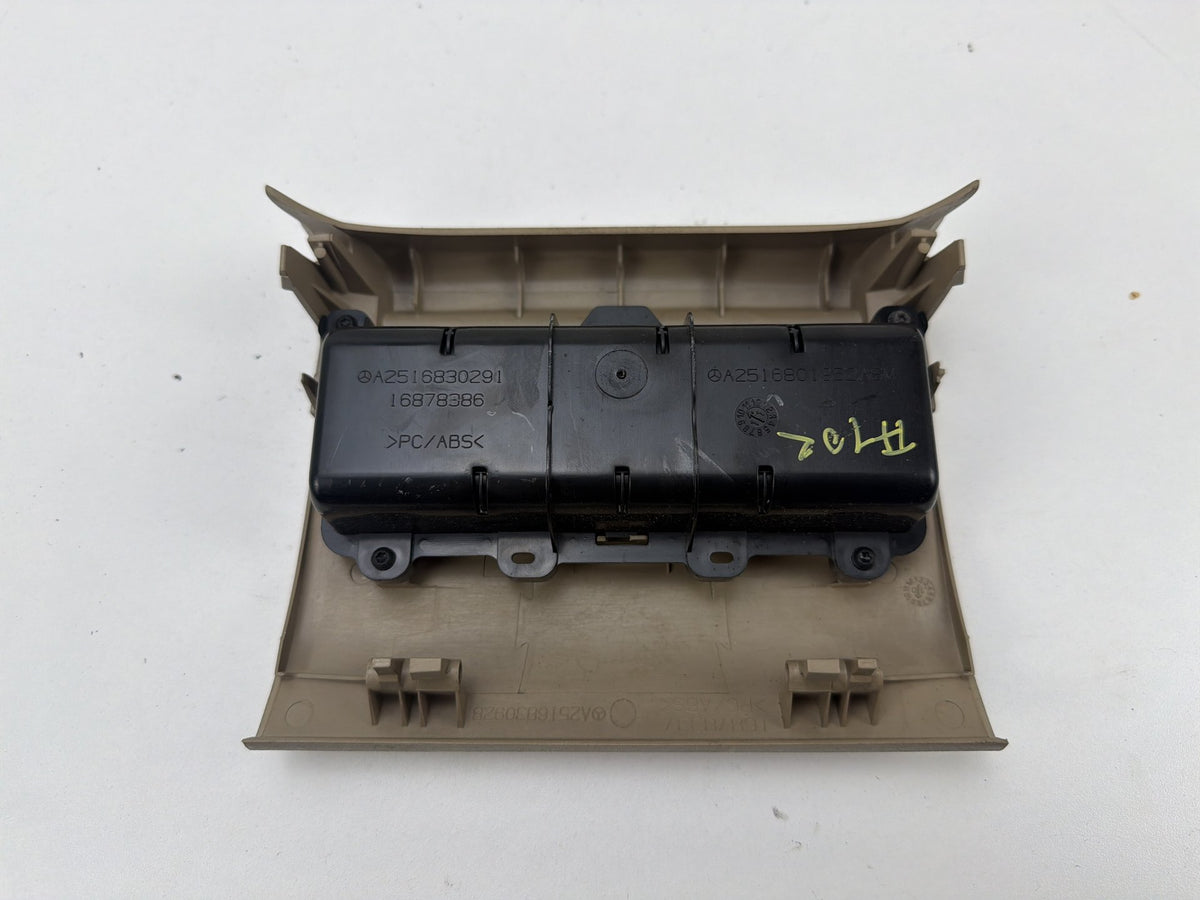 2006-2012 Mercedes R350 Front Center Console Storage Cubby Ashtray Housing OEM