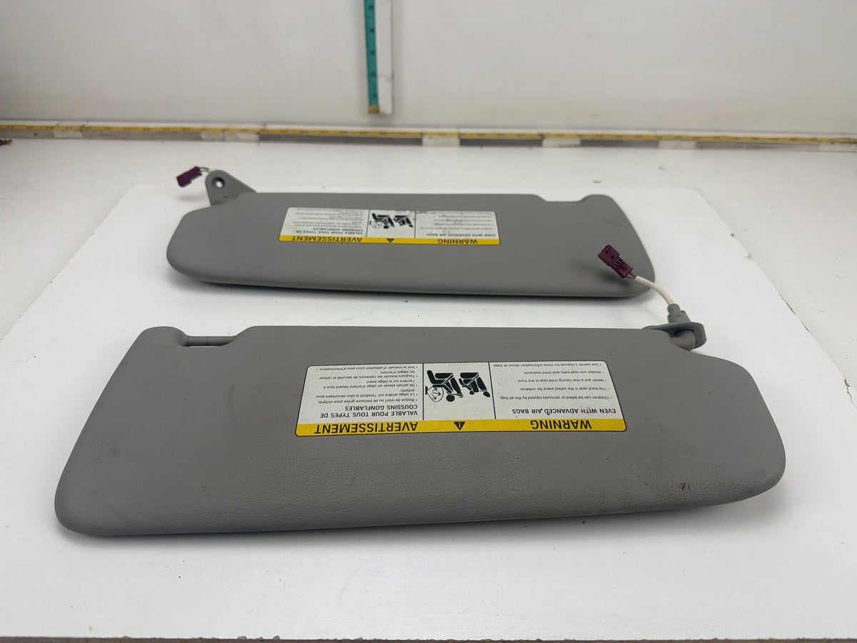 2009-2011 BMW 335i xDrive Front Right & Left Side Sun Visor Pair OEM