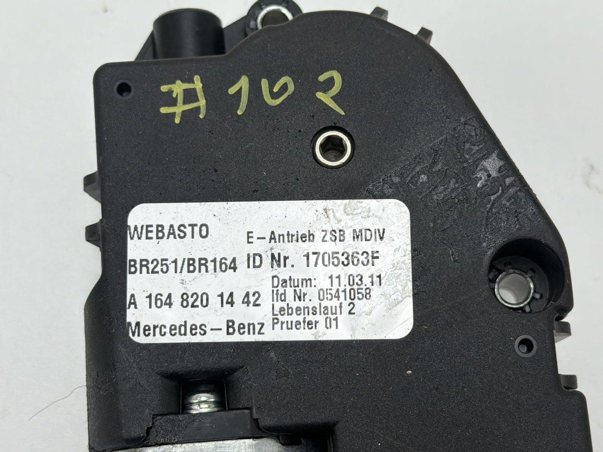 2007-2013 Mercedes-Benz R350 W251 Sun Roof Motor A1648201442 OEM