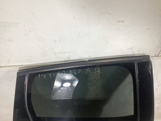 2013-2019 FORD ESCAPE REAR RIGHT PASSENGER SIDE COMLETE DOOR W/ DOOR PANEL OEM.