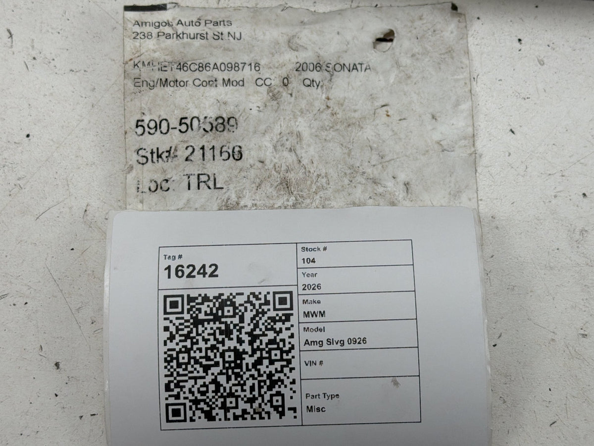 2006-2008 Hyundai Sonata Electronic Engine Control Module 39100-25130 OEM
