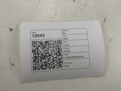2007-2009 Lexus ES350 Active Engine Mount Control Computer Module Unit OEM
