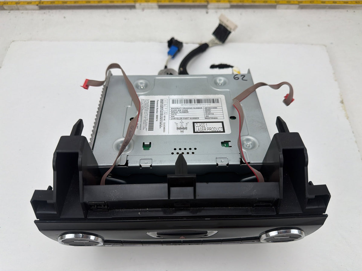 2014-2016 Maserati Ghibli DVD Player AC Temperature Media Panel 68257004AA OEM