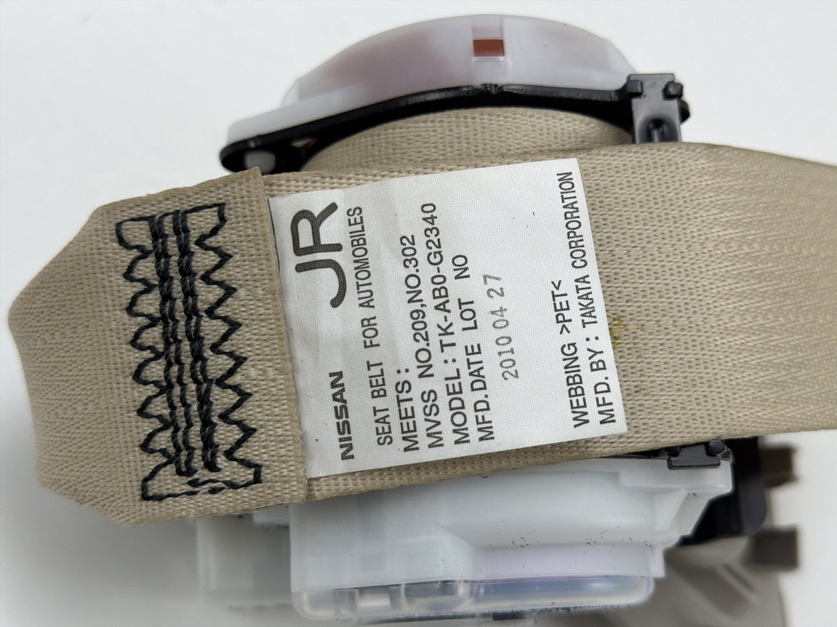 2011-2013 Infiniti QX56 Rear 3rd Row Right Passenger Side Seat Belt 20100427 OEM