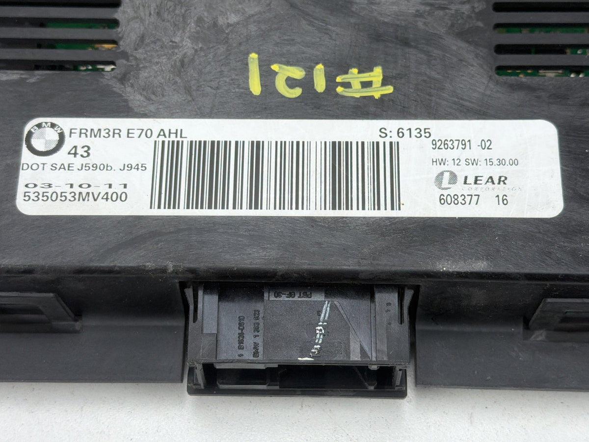 2010-2013 BMW X5 E70 Footwell Light Control Module 9263791 OEM