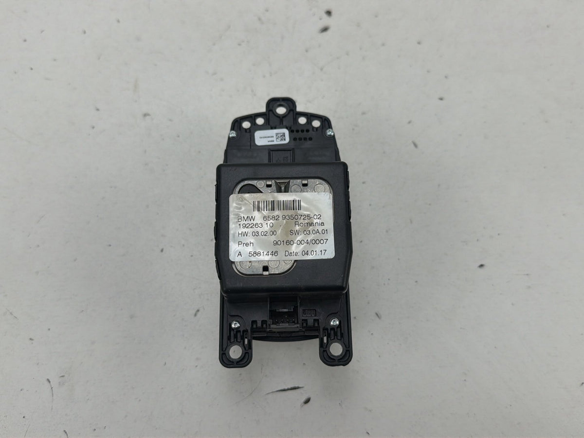2013-2016 BMW 328I Navigation Knob Media Control Switch 65829350725-02 OEM