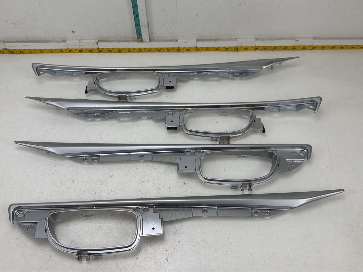 2014-2023 Infiniti Q50 Interior Door Handle Trim Bezel Finishers Set 4PC OEM