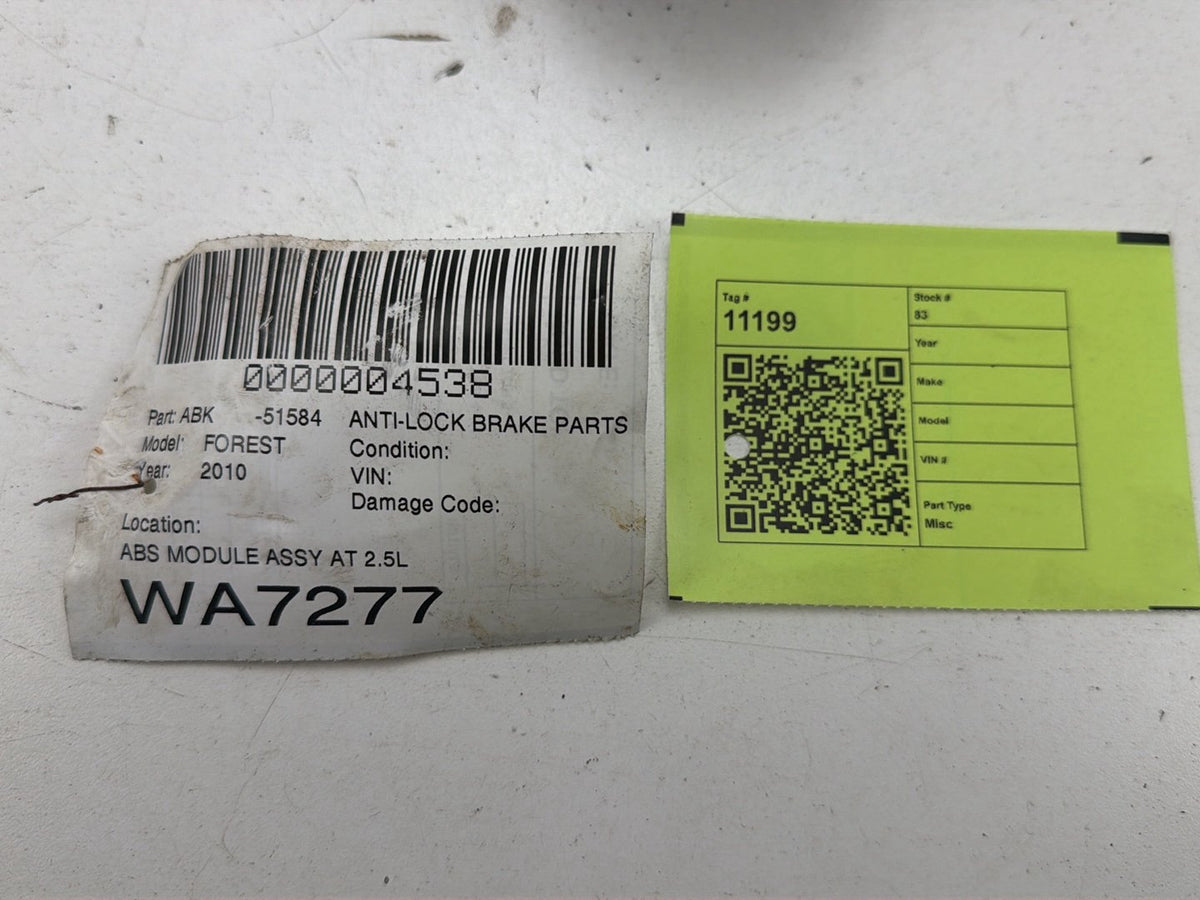 2008-2010 Subaru Forester Anti-Lock Brake ABS Pump Modulator Module 0265950923 OEM