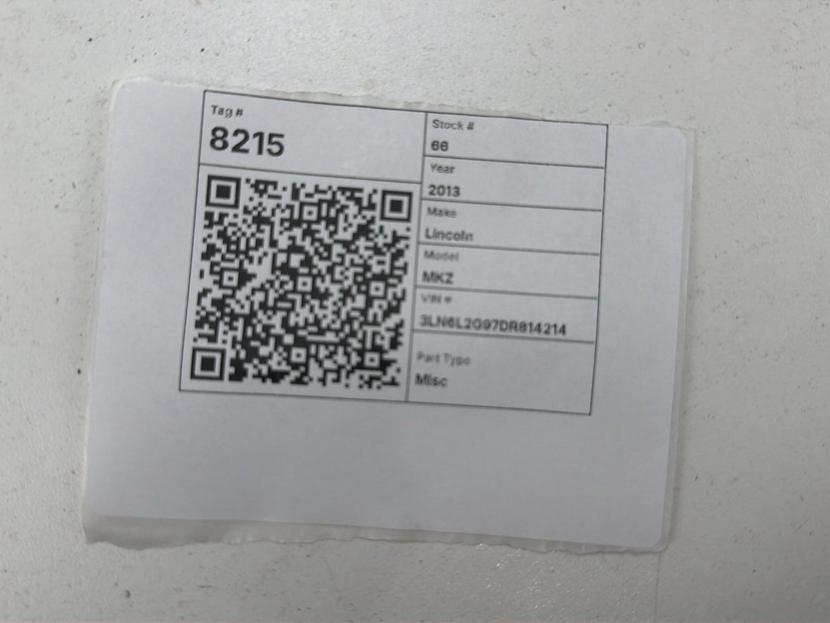 2013-2016 Lincoln MKZ Automatic Smart Data Link Control Module DG9T-14F642-AD OEM