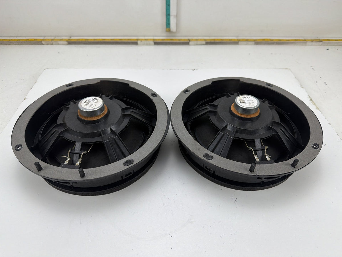 2013-2017 Audi Q5 Front Door Speaker Pair 8R0035415A OEM