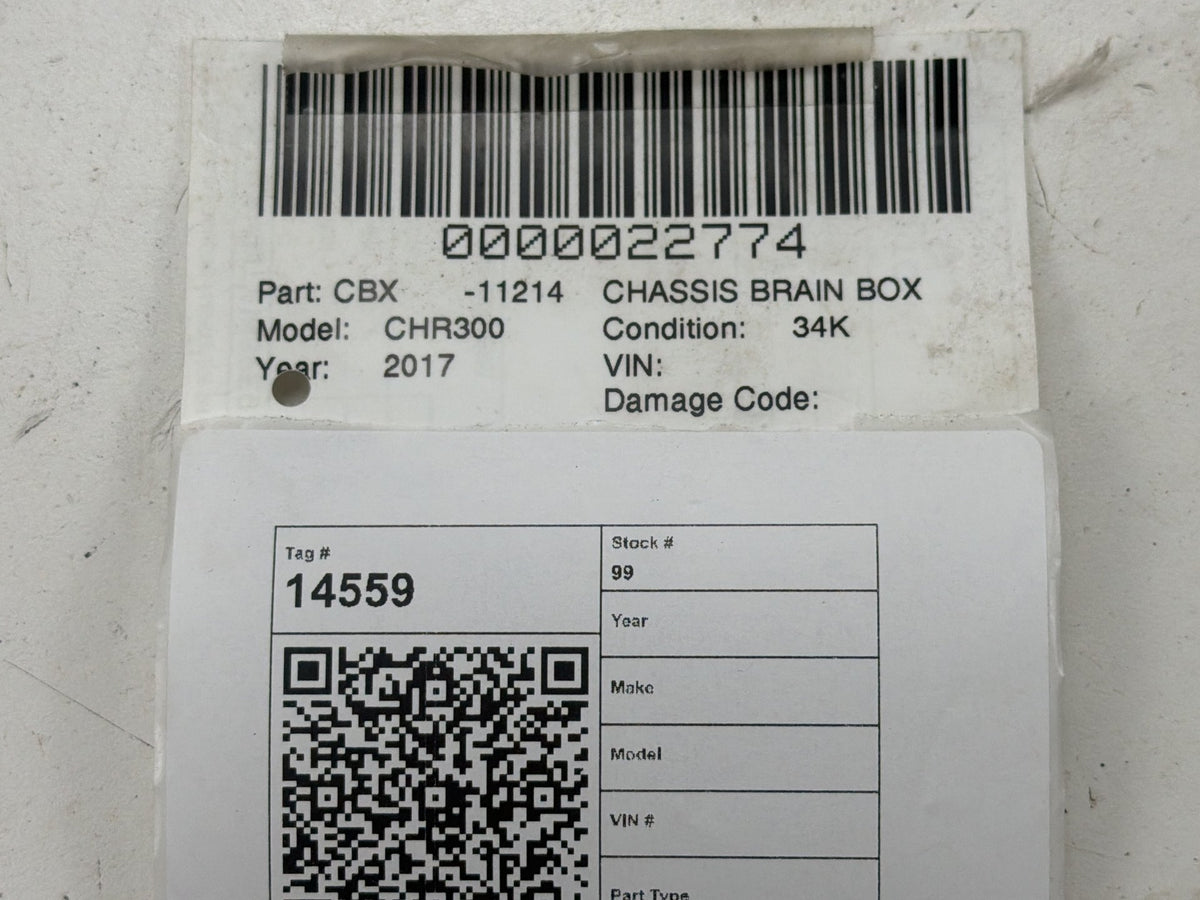 2015-2018 Dodge Chrysler 300-Blind Spot Detection Control Module 68303026AB OEM