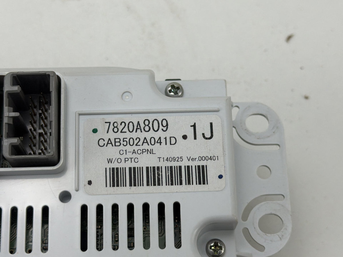 2013-2015 Mitsubishi Lancer AC Heater Temperature Climate Control 7820A809 OEM