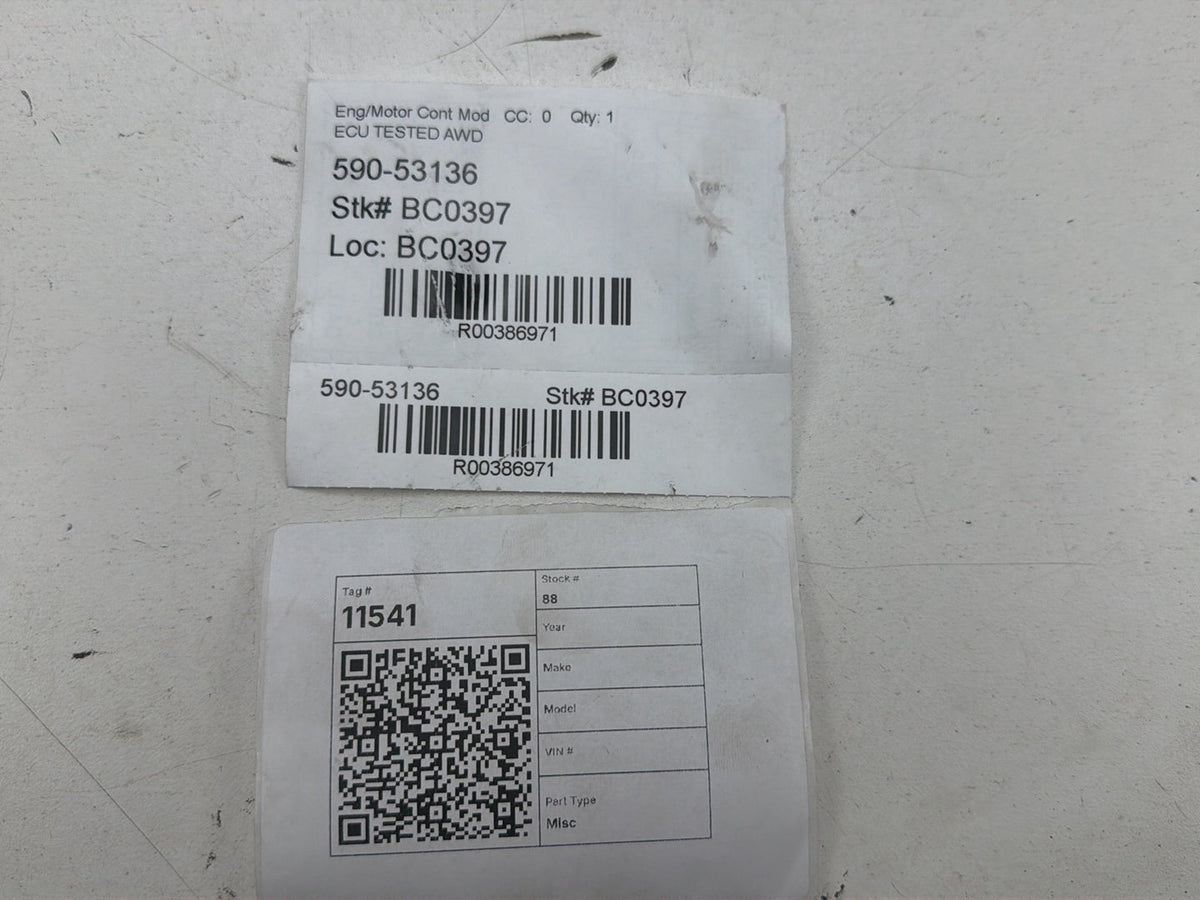 2011-2012 Honda Pilot - Engine Computer Control Module 37820-RN0-A31 OEM