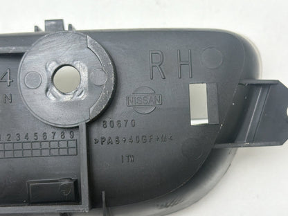 2013-2018 Nissan Altima Front Right Interior Door Handle Chrome 80670-3TA0A OEM
