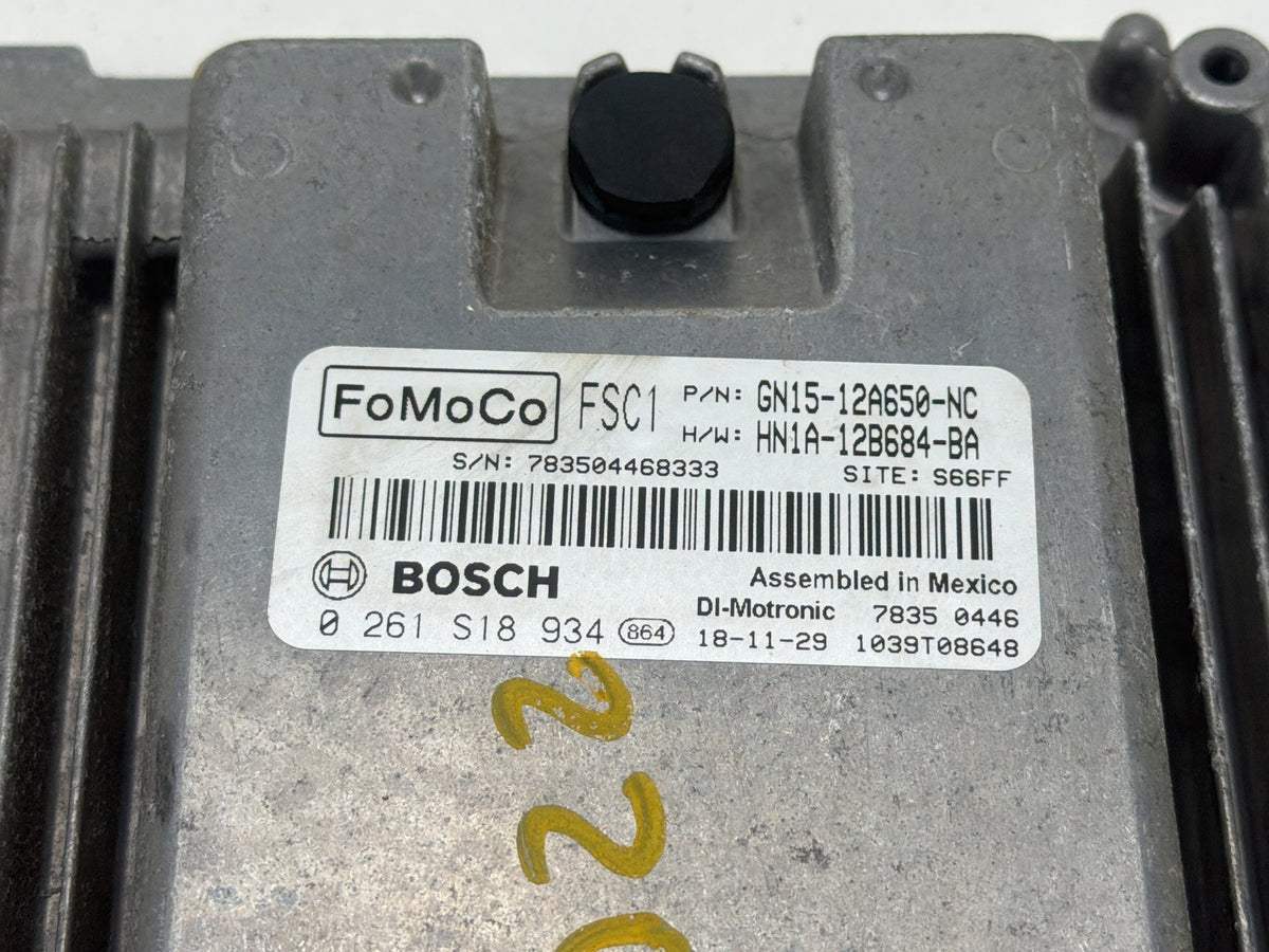 2018-2022 Ford EcoSport 2.0L Engine Control Module Unit ECU GN15-12A650-NC OEM