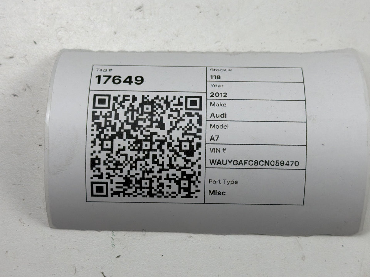 2012-2018 Audi A7 4G Evap Fuel Vapor Emission Charcoal Canister 8K0201801C OEM