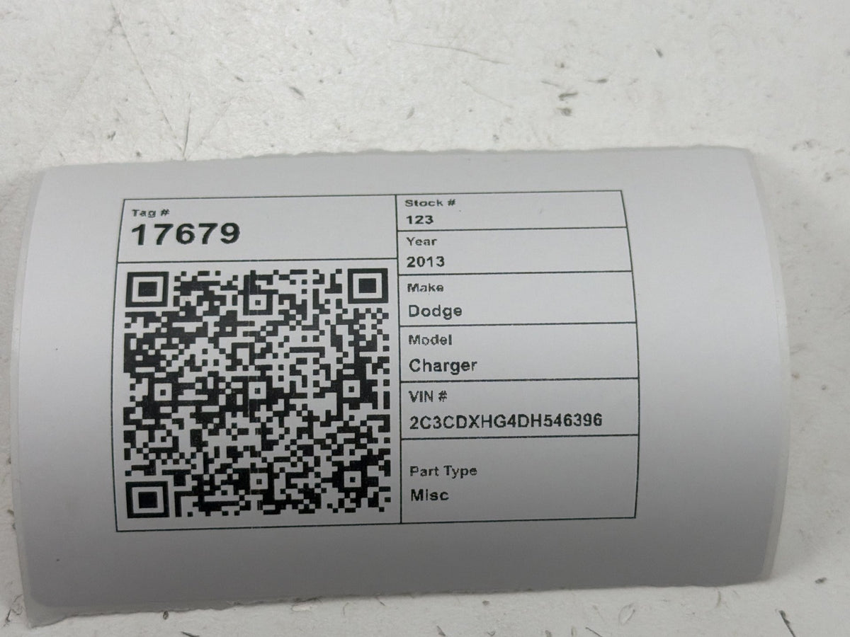 2011-2014 Dodge Charger Center Console Armrest Lid Cover Black OEM