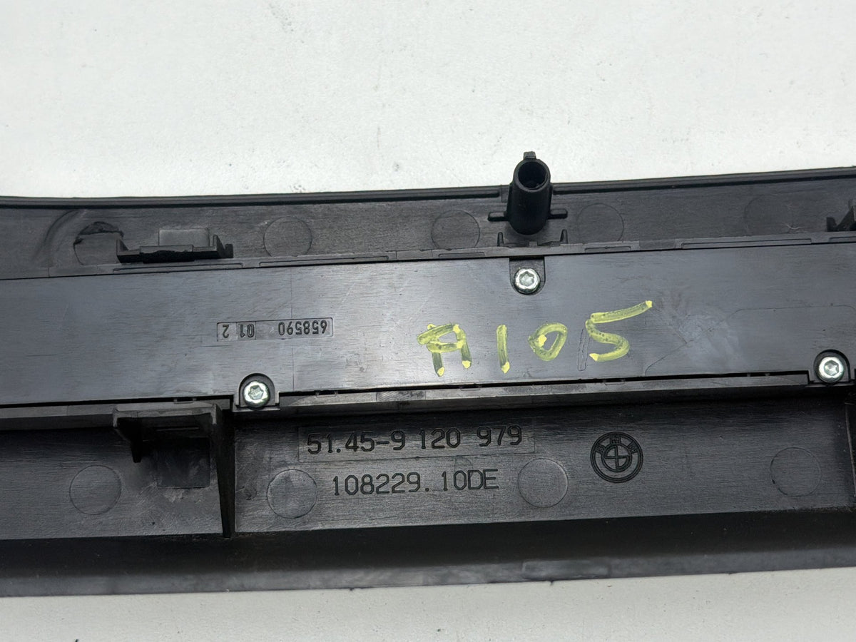 2009-2013 BMW 335i xDrive Front Center Dash Switch w/ Trim Cover 9120979 OEM