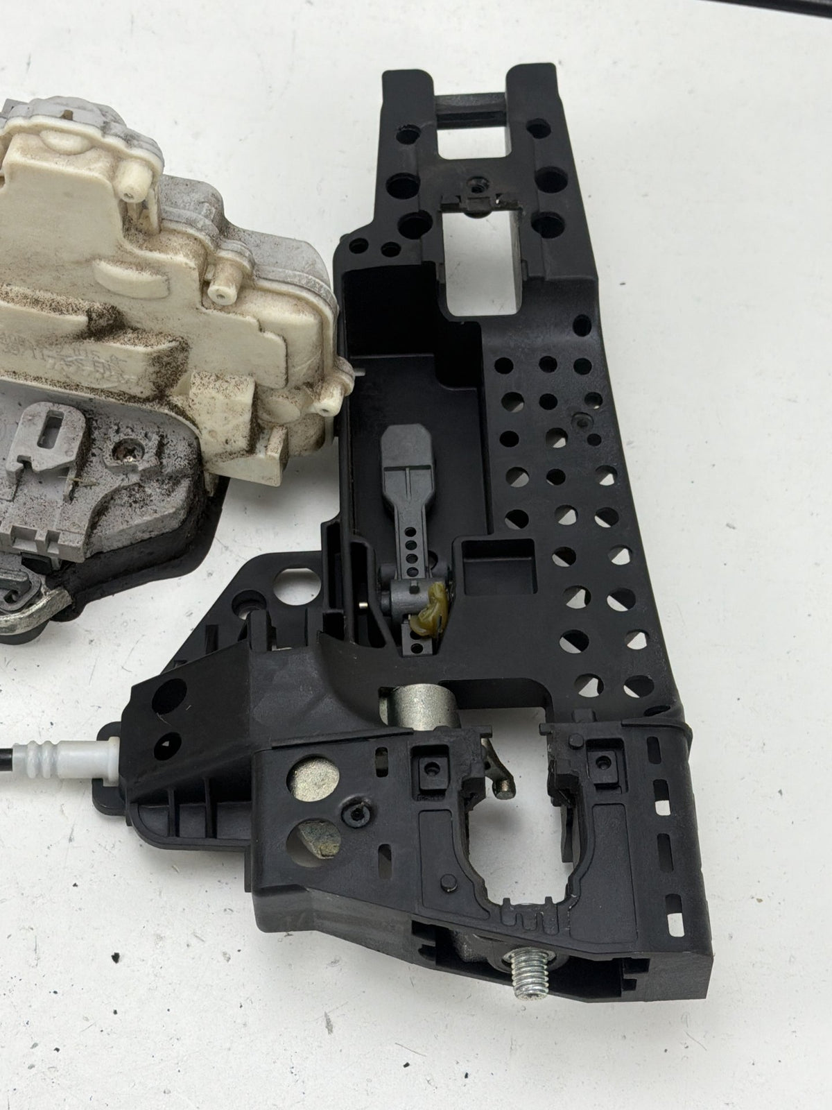 2012-2018 Audi A7 Left Rear Door Lock Actuator w/ Handle Bracket 4G0839015A OEM