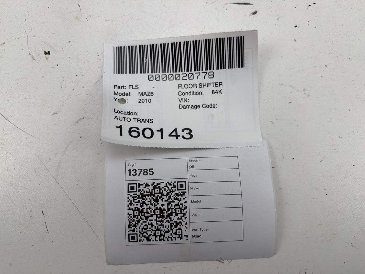 2009-2013 Mazda 6 Automatic Transmission Floor Gear Shift Shifter 9M817200 OEM