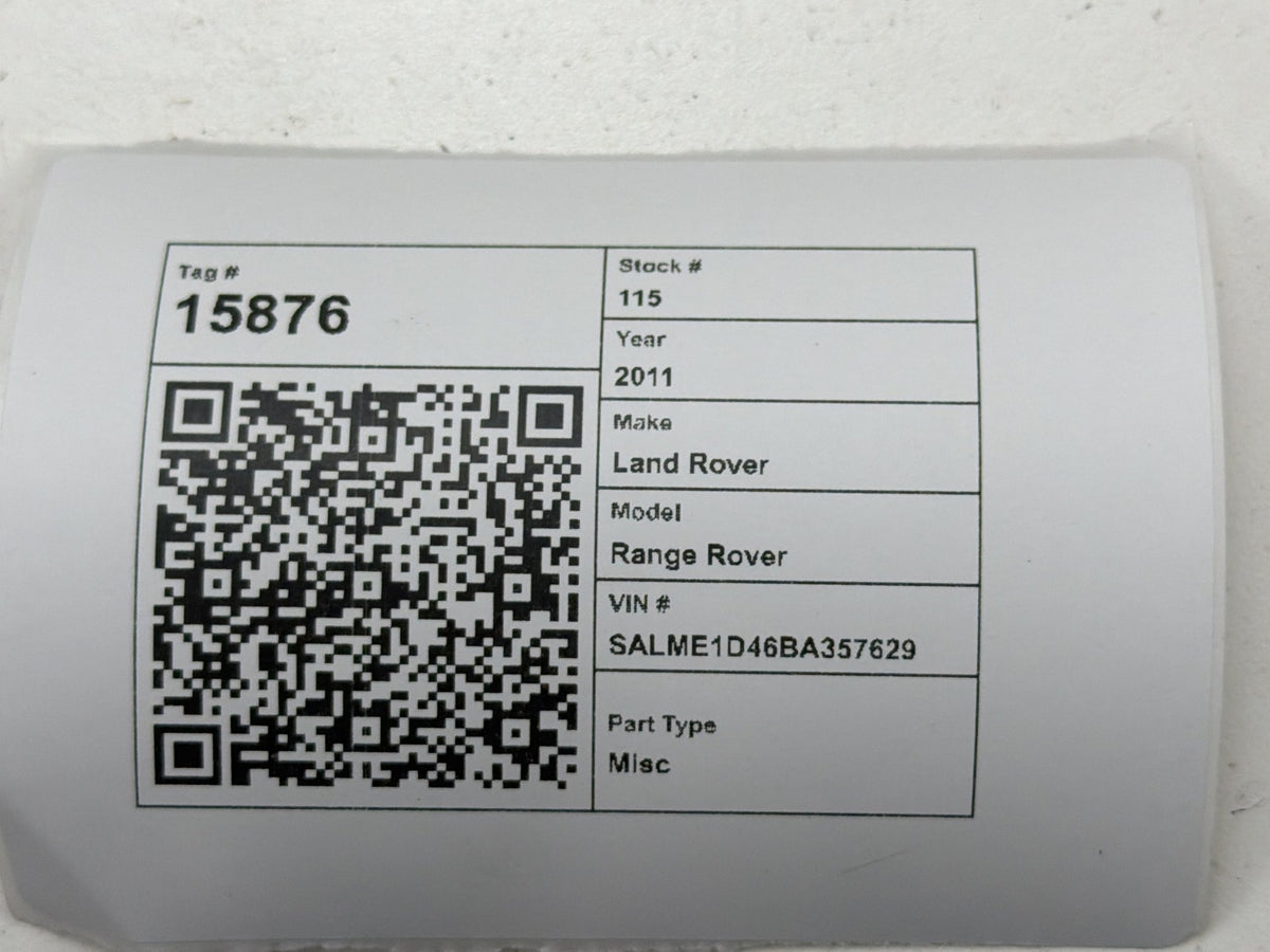 2010-2012 Land Rover Range Rover Shifter Bezel Trim & Terrain Control Switch OEM