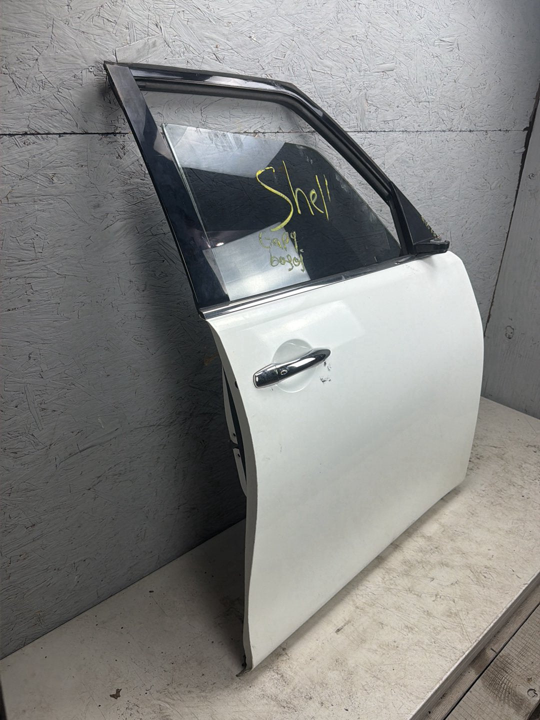2011-2013 Infiniti QX56 Front Right Passenger Side Door Shell Panel W/Glass OEM