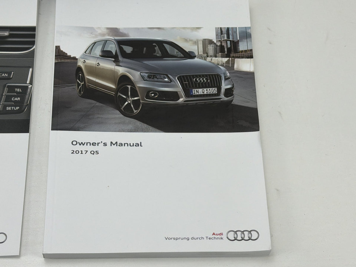 2017 Audi Q5 8R Owners Manual Handbook Set with Case OEM