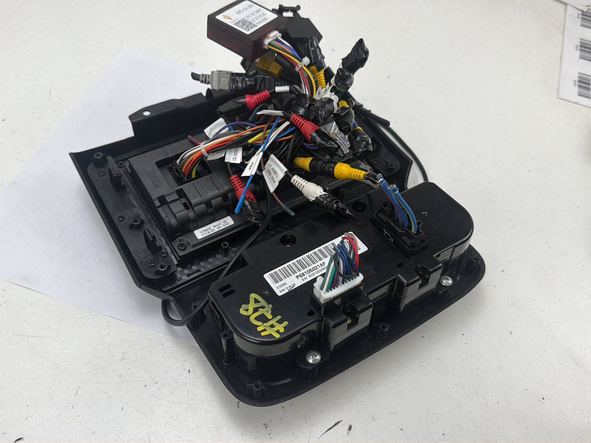 2013-2018 Ram 1500 Dash Bezel Trim With Android Screen Radio Climate Control OEM