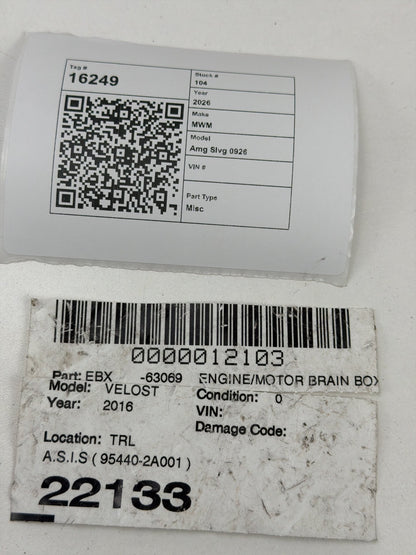 2012-2017 Hyundai Veloster - Transmission Control Module 95440-2A001 OEM