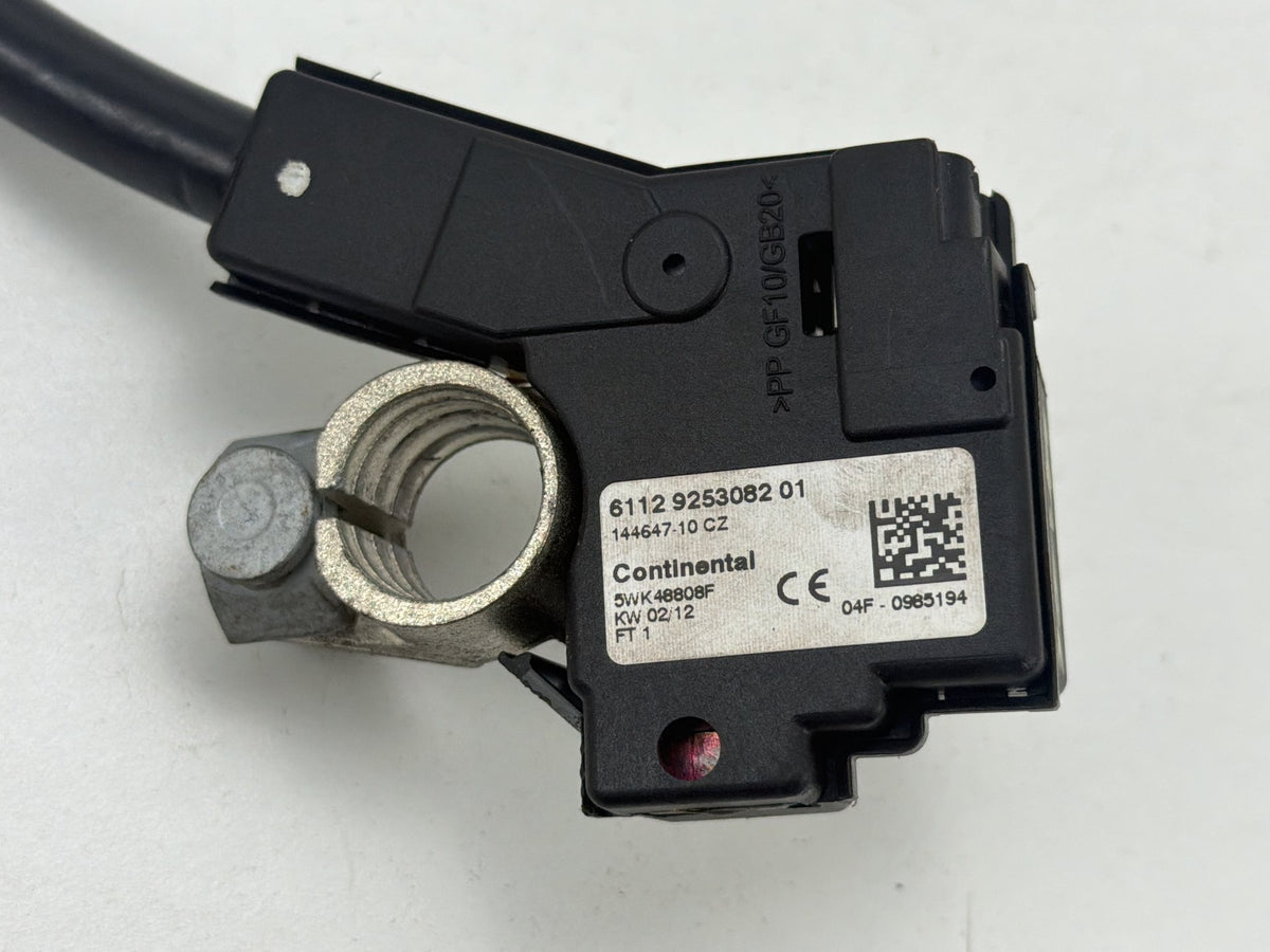2011-2016 BMW 550i xDrive F10 Negative Battery Terminal Cable 61129253082 OEM