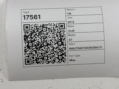 2012-2018 Audi A7 Left Front Driver Seat Control Module 4G8959760 OEM