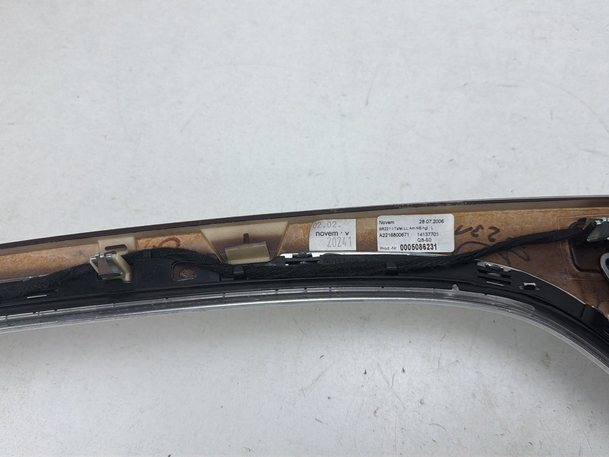 2007-2013 Mercedes-Benz S500 S-Class W221 Wood Dash Center Air Vent Trim Panel OEM