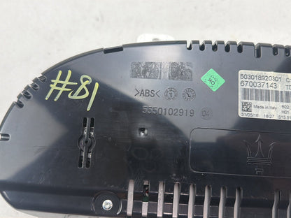 2014-2017 Maserati Ghibli Speedometer Instrument Gauge Cluster MPH 670037143 OEM