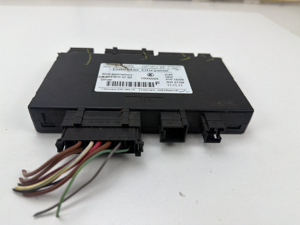 2006-2012 Mercedes-Benz R350 Front Left Driver Seat Memory Control Module OEM