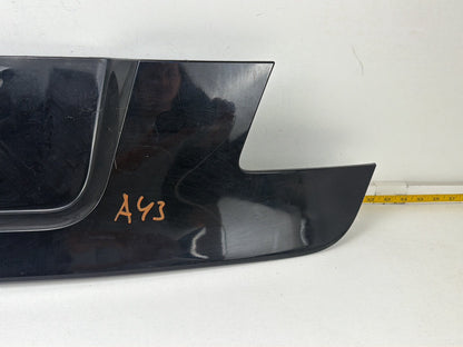 2009-2015 BMW 740i Rear Trunk Lid Centre Garnish License Plate Trim Panel OEM