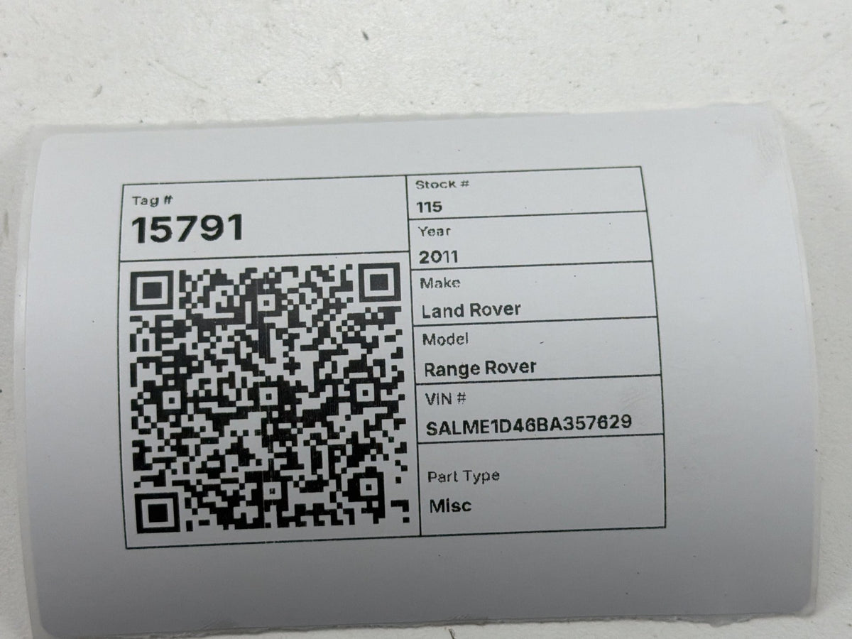 2010-2013 Land Rover Range Rover Accelerator Gas Pedal Assembly OEM