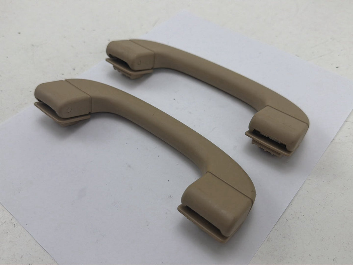 2007-2011 BMW 328I Front Left & Right Side Upper Roof Grab Handle Set OEM