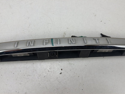 2014-2017 Infiniti Q50 Rear Trunk Chrome Finisher Molding Camera OEM