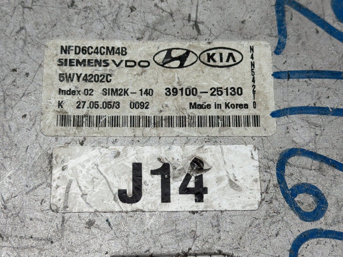 2006-2008 Hyundai Sonata Electronic Engine Control Module 39100-25130 OEM