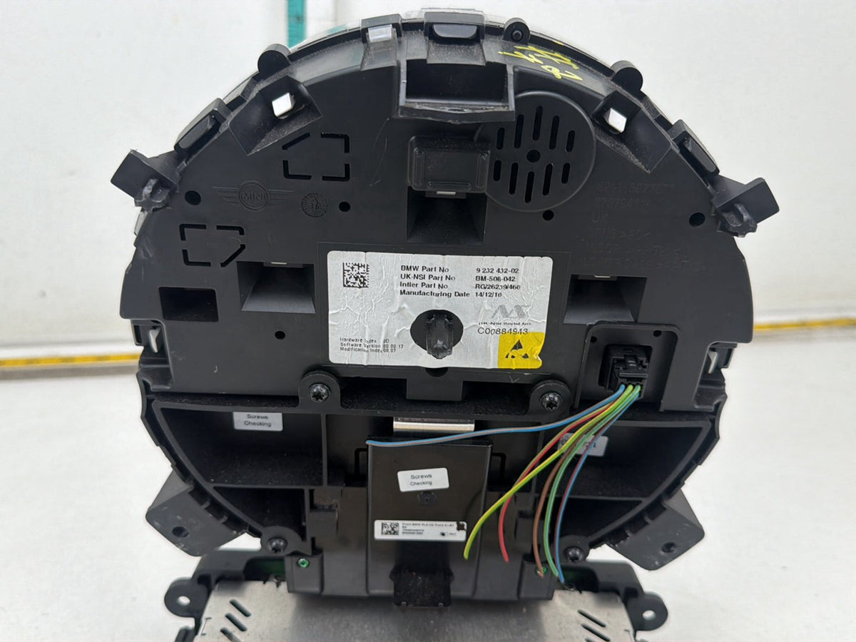 2011-2013 Mini Cooper S R56-Speedometer Radio CD Player 89K Miles 9232432-02 OEM