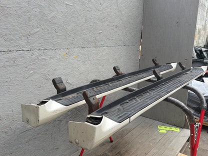 2011-2013 Infiniti QX56- Left/Right Side Skirt Running Board Step Plate Set OEM