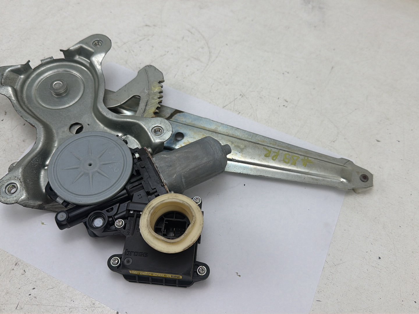 2007-2009 Lexus ES350 Rear Right Side Door Power Window Motor Regulator OEM