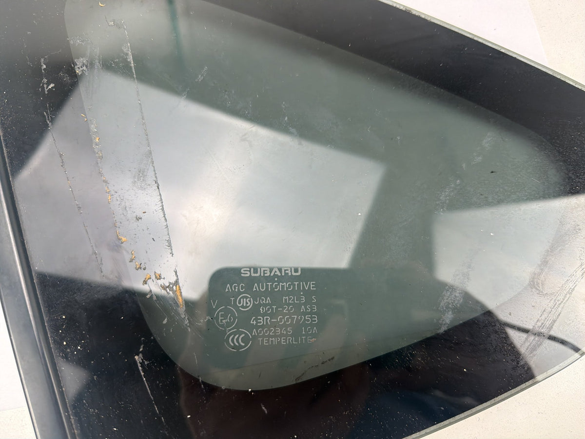 2013-2015 Subaru XV Crosstrek Rear Left Quarter Privacy Glass 43R-007953 OEM