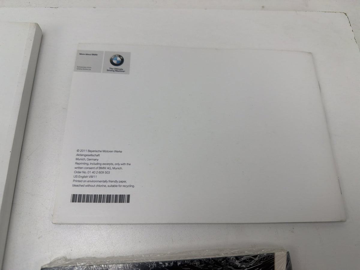 2011-2013 BMW 550i xDrive F10 Owner's Manual Kit OEM