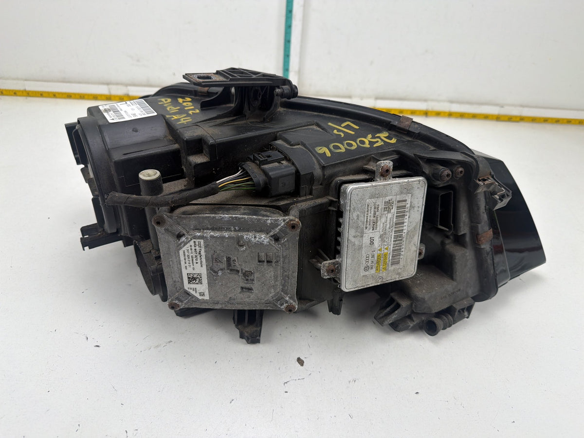 Title 2010-2012 Audi A4 Front Left Driver Side Bi-Xenon HID DRL Headlight OEM